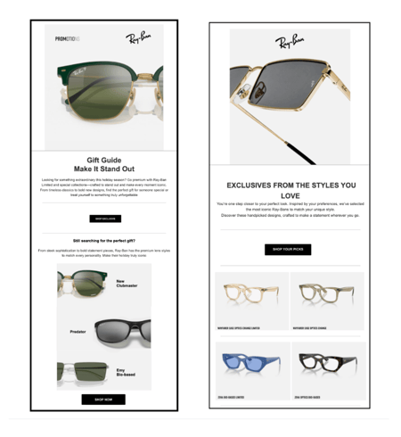Ray Ban E mail Marketing Ray Ban E mail Marketing
